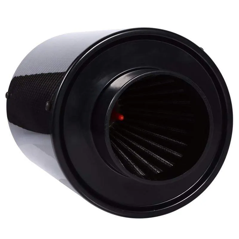 1 Set Universal Auto 3 Zoll Kohlefaser Kaltluftfilter Feed Geschlossene Ansaugrohr Schlauch Kit Universal