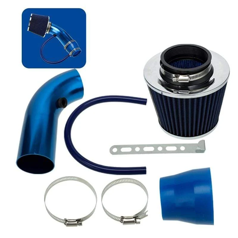 Teile für Lufteinlässe Zubehör für Luftansaugsysteme Universal-Luftansaugfilter für Autorennen Aluminiumrohr Power Flow Kit