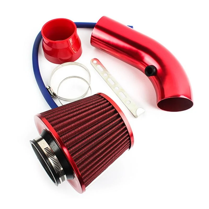 Teile für Lufteinlässe Zubehör für Luftansaugsysteme Universal-Luftansaugfilter für Autorennen Aluminiumrohr Power Flow Kit