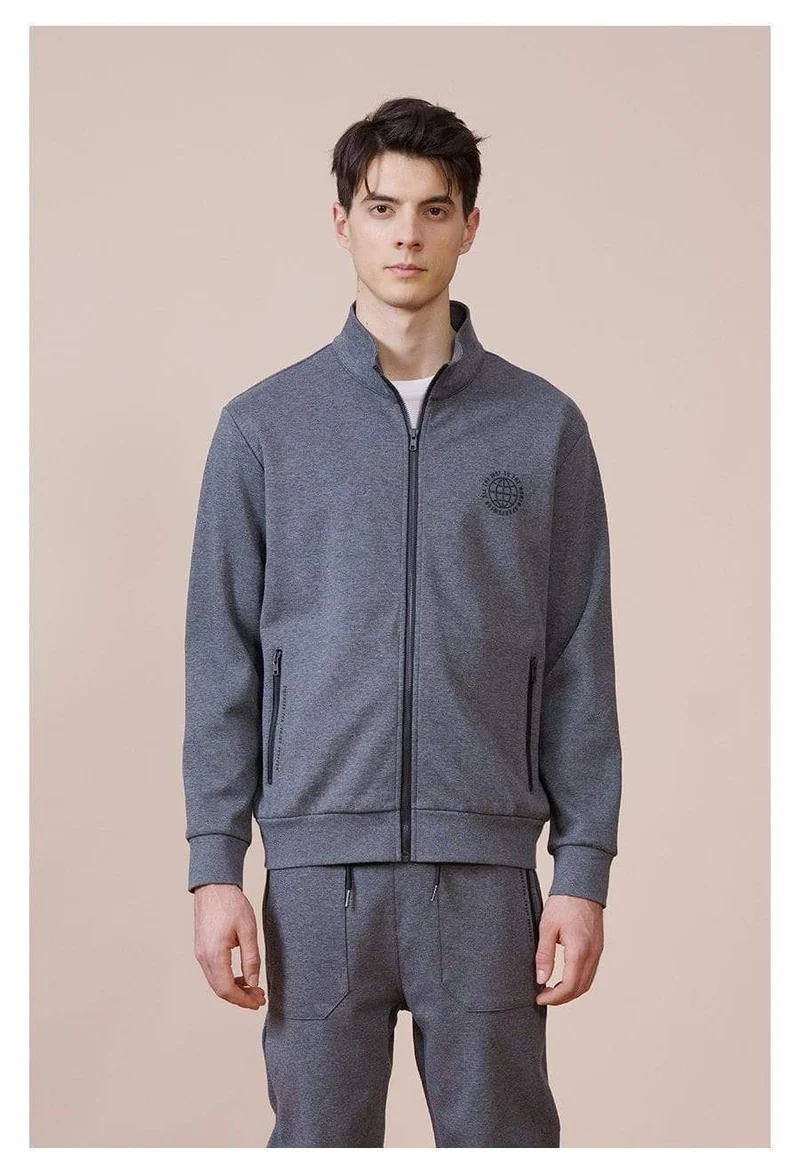 Frühling Neue Zip-up Hoodies Männer Casual Logo Print Jogger Sweatshirts Plus Größe Hohe Qualität Marke Kleidung SJ131208
