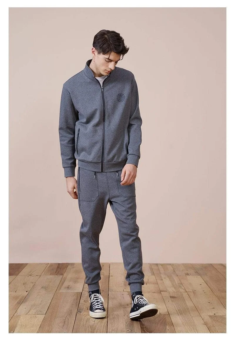 Frühling Neue Zip-up Hoodies Männer Casual Logo Print Jogger Sweatshirts Plus Größe Hohe Qualität Marke Kleidung SJ131208