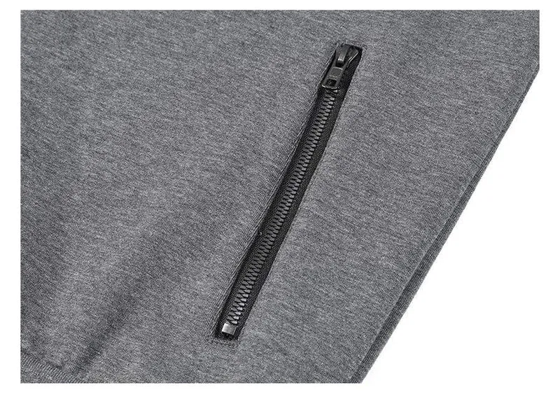 Frühling Neue Zip-up Hoodies Männer Casual Logo Print Jogger Sweatshirts Plus Größe Hohe Qualität Marke Kleidung SJ131208