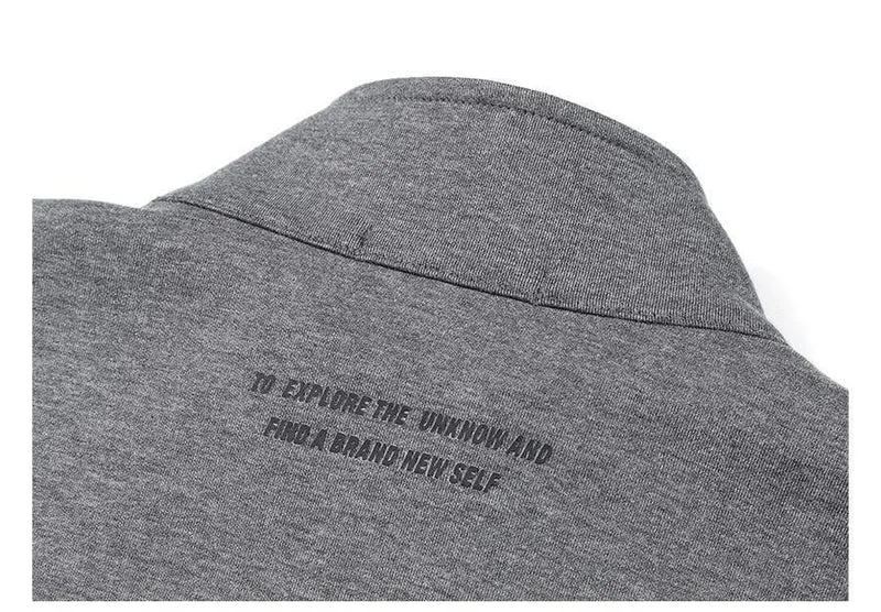 Frühling Neue Zip-up Hoodies Männer Casual Logo Print Jogger Sweatshirts Plus Größe Hohe Qualität Marke Kleidung SJ131208