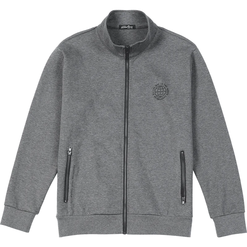 Frühling Neue Zip-up Hoodies Männer Casual Logo Print Jogger Sweatshirts Plus Größe Hohe Qualität Marke Kleidung SJ131208