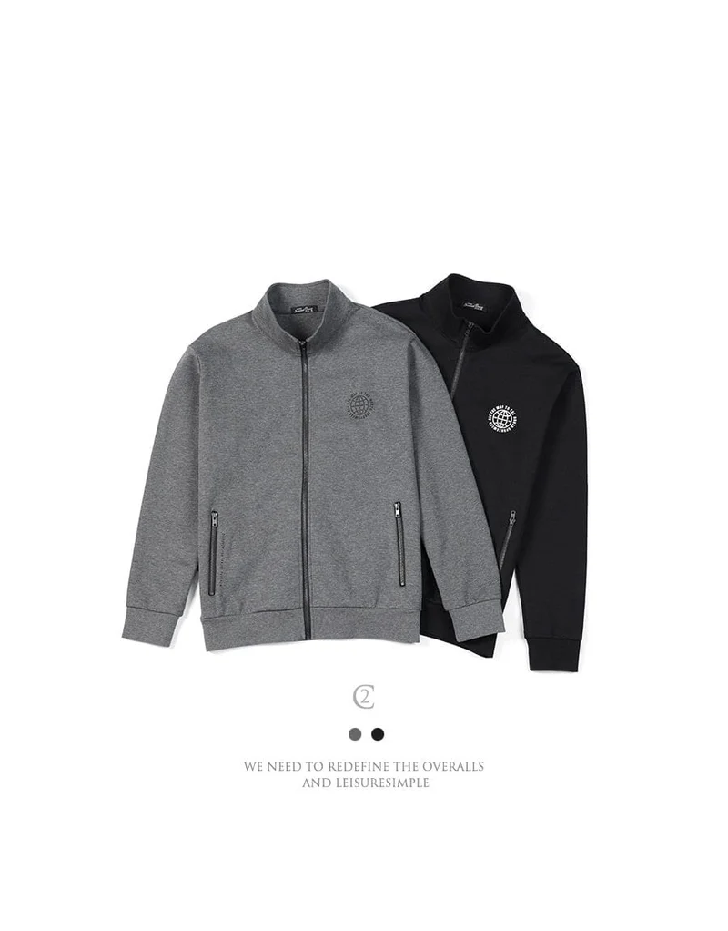 Frühling Neue Zip-up Hoodies Männer Casual Logo Print Jogger Sweatshirts Plus Größe Hohe Qualität Marke Kleidung SJ131208