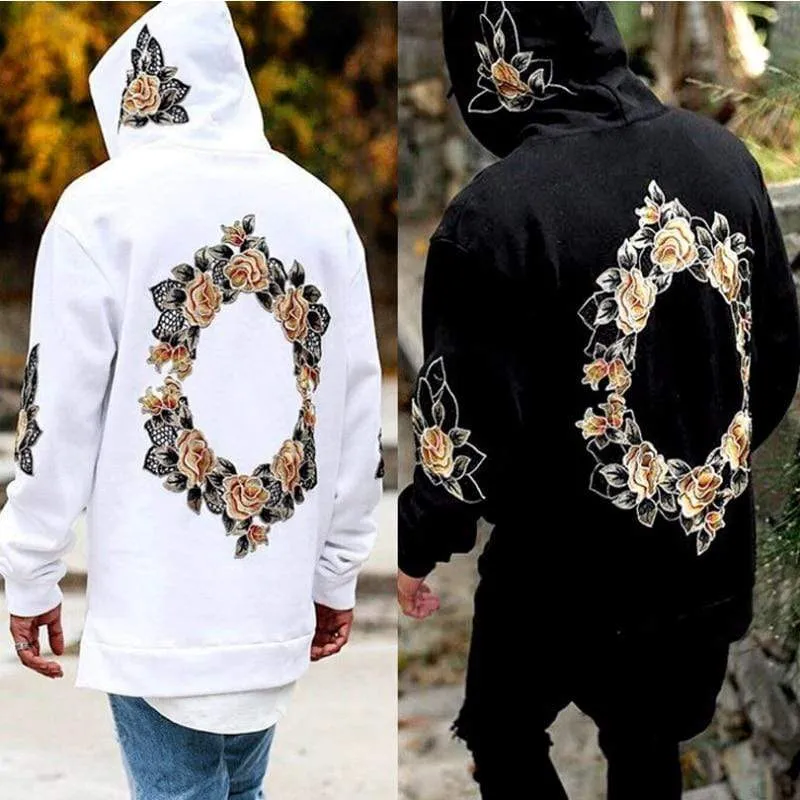 Herren Sweatshirt Langarm Herbst Lose Hoodies Druck Bluse Trainingsanzüge Sweatshirts Große Größe Hoodies Männer MWW161