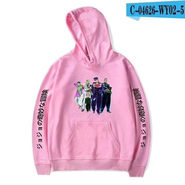 JoJo's Bizarre Adventure Hoodies Sweatshirts Männer Frauen Harajuku Hoodies Anime Fashion Hoodie Japanische Streetwear Cartoon Hoodies