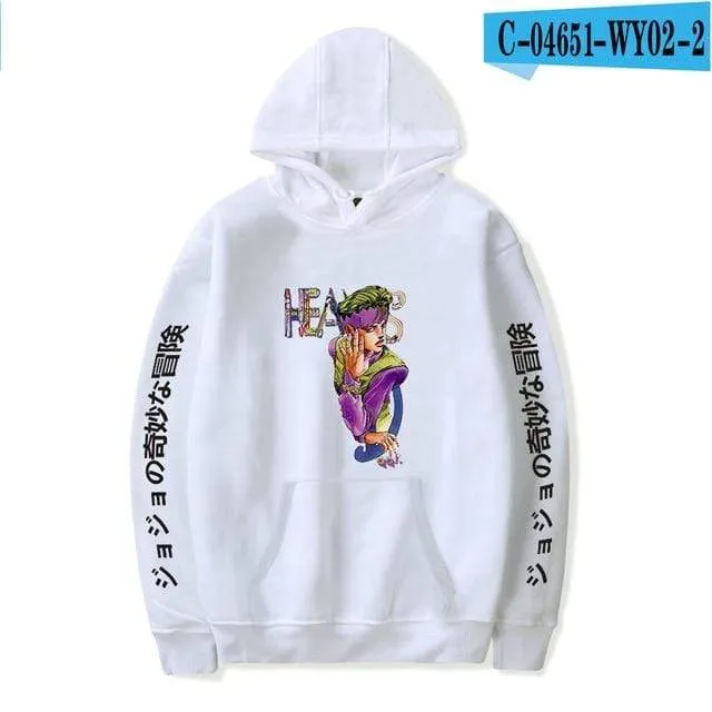 JoJo's Bizarre Adventure Hoodies Sweatshirts Männer Frauen Harajuku Hoodies Anime Fashion Hoodie Japanische Streetwear Cartoon Hoodies