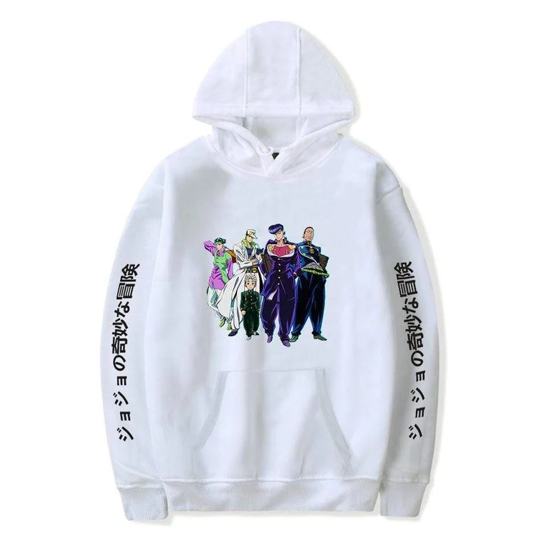 JoJo's Bizarre Adventure Hoodies Sweatshirts Männer Frauen Harajuku Hoodies Anime Fashion Hoodie Japanische Streetwear Cartoon Hoodies