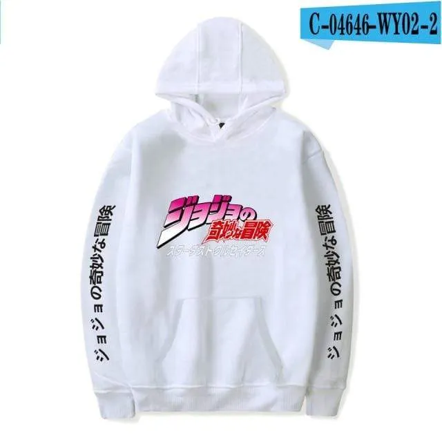 JoJo's Bizarre Adventure Hoodies Sweatshirts Männer Frauen Harajuku Hoodies Anime Fashion Hoodie Japanische Streetwear Cartoon Hoodies