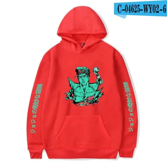 JoJo's Bizarre Adventure Hoodies Sweatshirts Männer Frauen Harajuku Hoodies Anime Fashion Hoodie Japanische Streetwear Cartoon Hoodies
