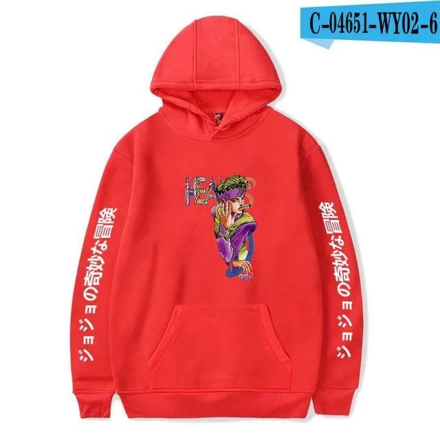 JoJo's Bizarre Adventure Hoodies Sweatshirts Männer Frauen Harajuku Hoodies Anime Fashion Hoodie Japanische Streetwear Cartoon Hoodies