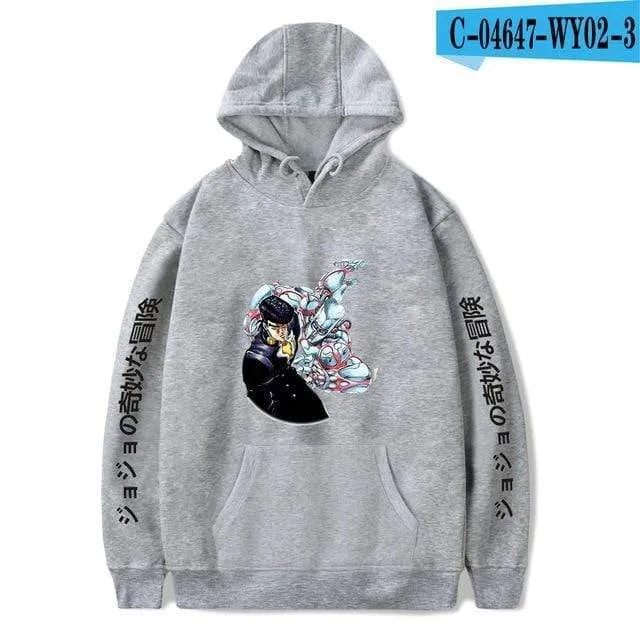 JoJo's Bizarre Adventure Hoodies Sweatshirts Männer Frauen Harajuku Hoodies Anime Fashion Hoodie Japanische Streetwear Cartoon Hoodies