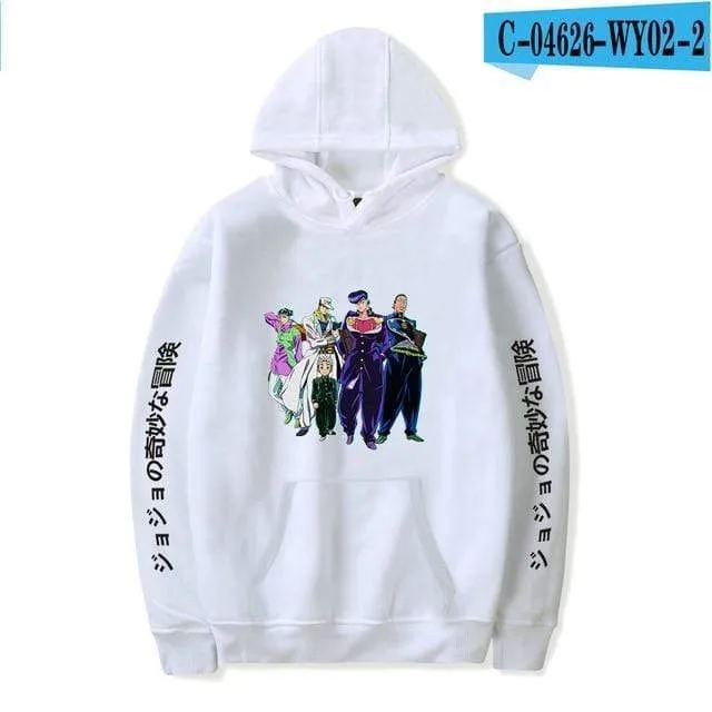 JoJo's Bizarre Adventure Hoodies Sweatshirts Männer Frauen Harajuku Hoodies Anime Fashion Hoodie Japanische Streetwear Cartoon Hoodies