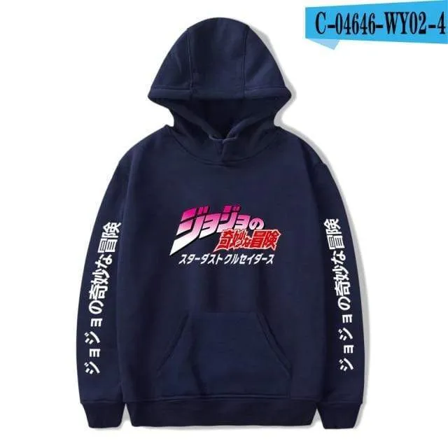 JoJo's Bizarre Adventure Hoodies Sweatshirts Männer Frauen Harajuku Hoodies Anime Fashion Hoodie Japanische Streetwear Cartoon Hoodies