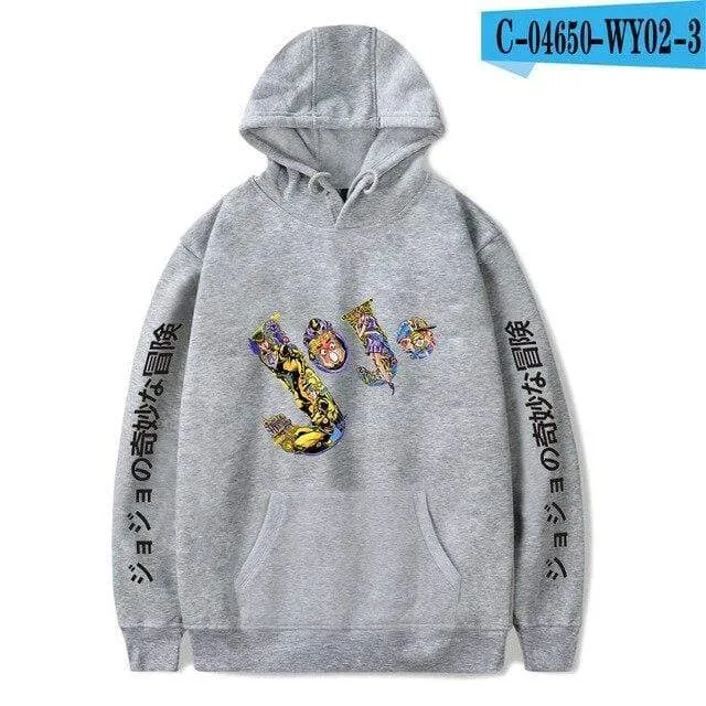 JoJo's Bizarre Adventure Hoodies Sweatshirts Männer Frauen Harajuku Hoodies Anime Fashion Hoodie Japanische Streetwear Cartoon Hoodies