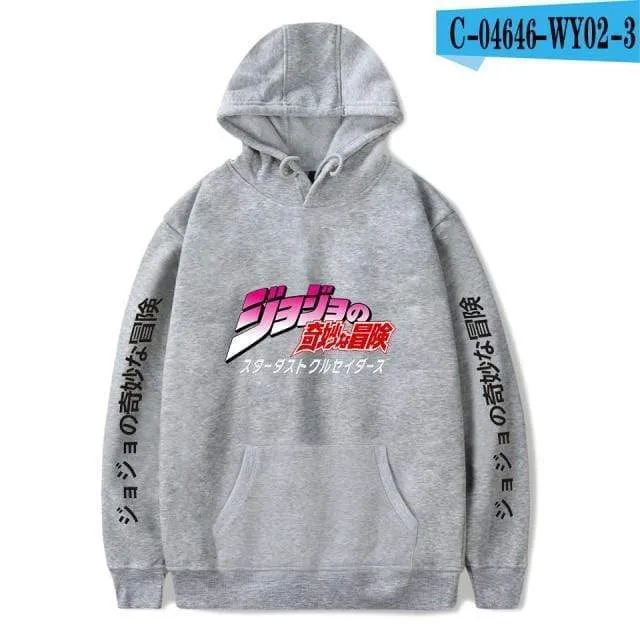 JoJo's Bizarre Adventure Hoodies Sweatshirts Männer Frauen Harajuku Hoodies Anime Fashion Hoodie Japanische Streetwear Cartoon Hoodies