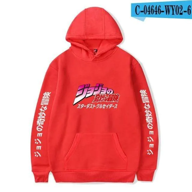 JoJo's Bizarre Adventure Hoodies Sweatshirts Männer Frauen Harajuku Hoodies Anime Fashion Hoodie Japanische Streetwear Cartoon Hoodies