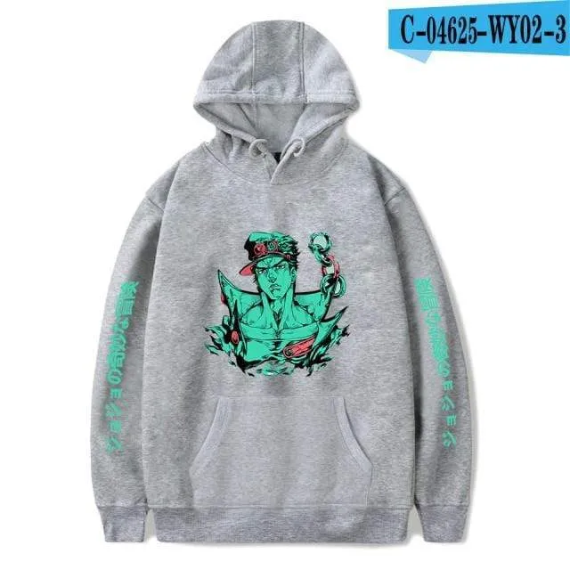 JoJo's Bizarre Adventure Hoodies Sweatshirts Männer Frauen Harajuku Hoodies Anime Fashion Hoodie Japanische Streetwear Cartoon Hoodies