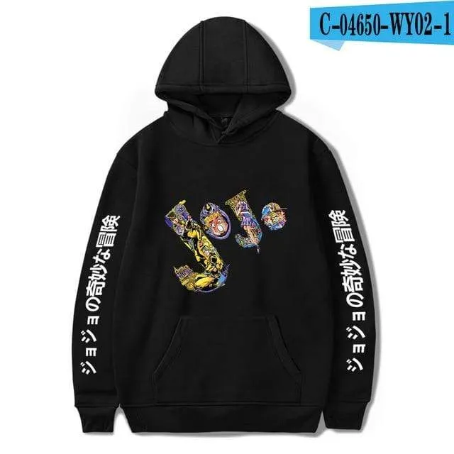 JoJo's Bizarre Adventure Hoodies Sweatshirts Männer Frauen Harajuku Hoodies Anime Fashion Hoodie Japanische Streetwear Cartoon Hoodies