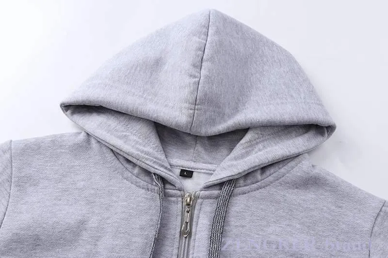 Herbst Herren Reißverschluss Strickjacke Übergröße Kapuzenpullover Herrenjacke Strickjacke Übergroß Herren Hoodies Sweatshirt Herren 9XL 10XL 8XL