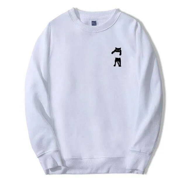 Sweatshirts Animal Print Herren Trainingsanzug Katzen Kawaii Streetwear Fashion 2019 Frühling Herbst Kleidung Neue Ankunft Männer Hoodie