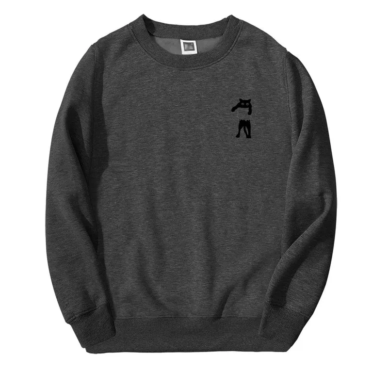 Sweatshirts Animal Print Herren Trainingsanzug Katzen Kawaii Streetwear Fashion 2019 Frühling Herbst Kleidung Neue Ankunft Männer Hoodie