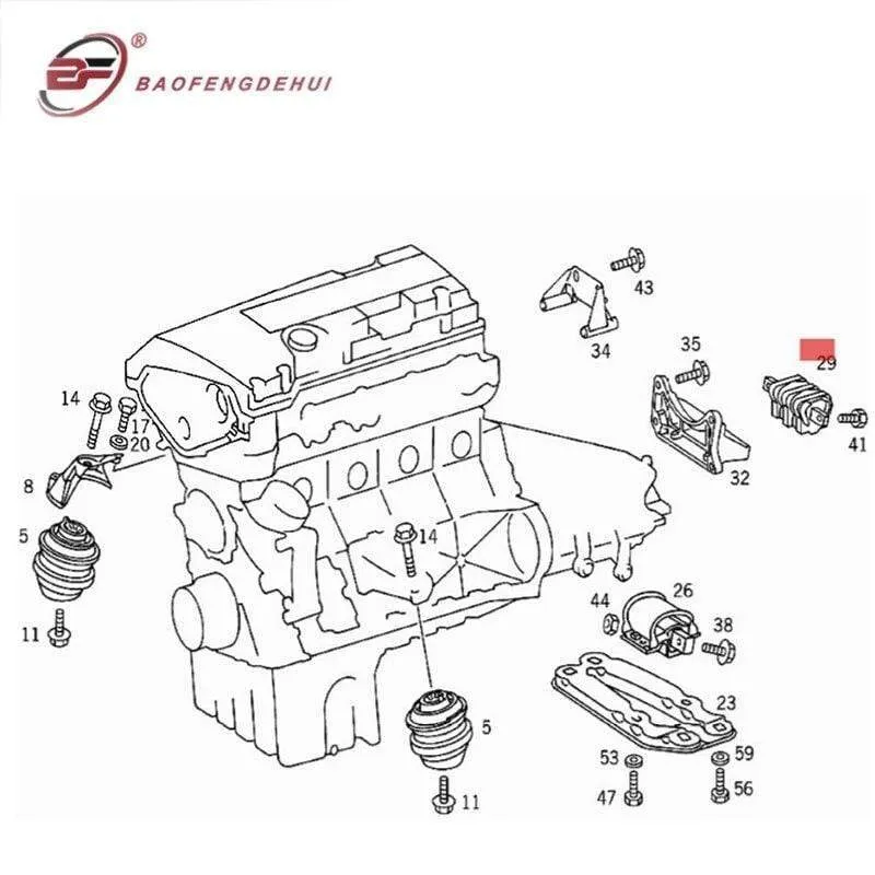 Rubber Pier Motorhalterung Motor Getriebe Getriebehalterung Für Mercedes-Benz A207 C207 E-KLASSE Links = Rechts A2072400317 A2122400418