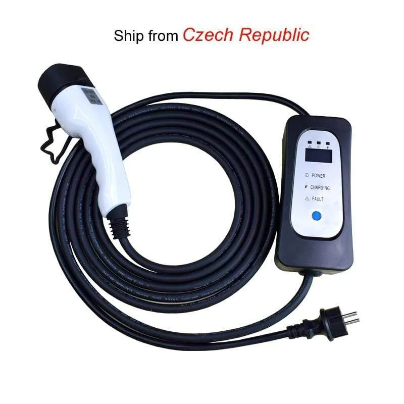 EV-Ladegerät Typ 2 iec62196 Typ 1 EVSE EV-Ladekabel 16A EU-Stecker für Elektrofahrzeuge