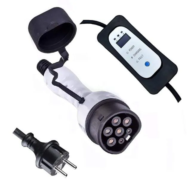 EV-Ladegerät Typ 2 iec62196 Typ 1 EVSE EV-Ladekabel 16A EU-Stecker für Elektrofahrzeuge