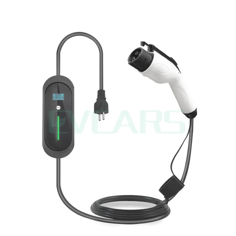 J1772 EV-Ladegerät Typ 1 Level 2 EVSE 5 m tragbare, verstellbare, steuerbare Ladestationen für Elektroautos