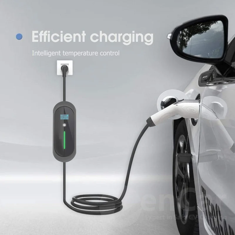 J1772 EV-Ladegerät Typ 1 Level 2 EVSE 5 m tragbare, verstellbare, steuerbare Ladestationen für Elektroautos