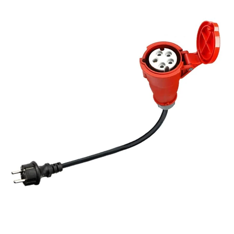 Wallbox 16A 3Phase Level 2 AC Ev Ladegerät 11kw Evse Ladegerät Tragbares Ladegerät Elektrofahrzeug Autoladegerät Typ 2 IEC62196 Typ 1