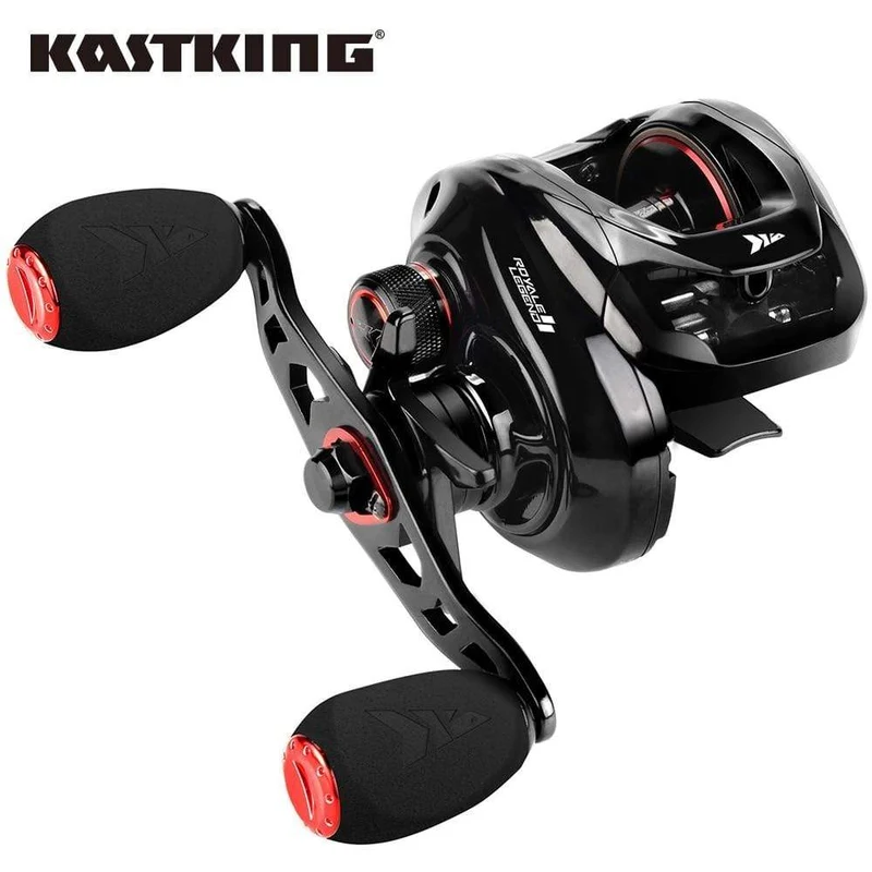 Royale Legend II & GT Baitcastingrolle 7.2:1 5.4:1 Übersetzungsverhältnis Rolle Süßwasser Aluminiumspule 8 KG Drag Angelspule