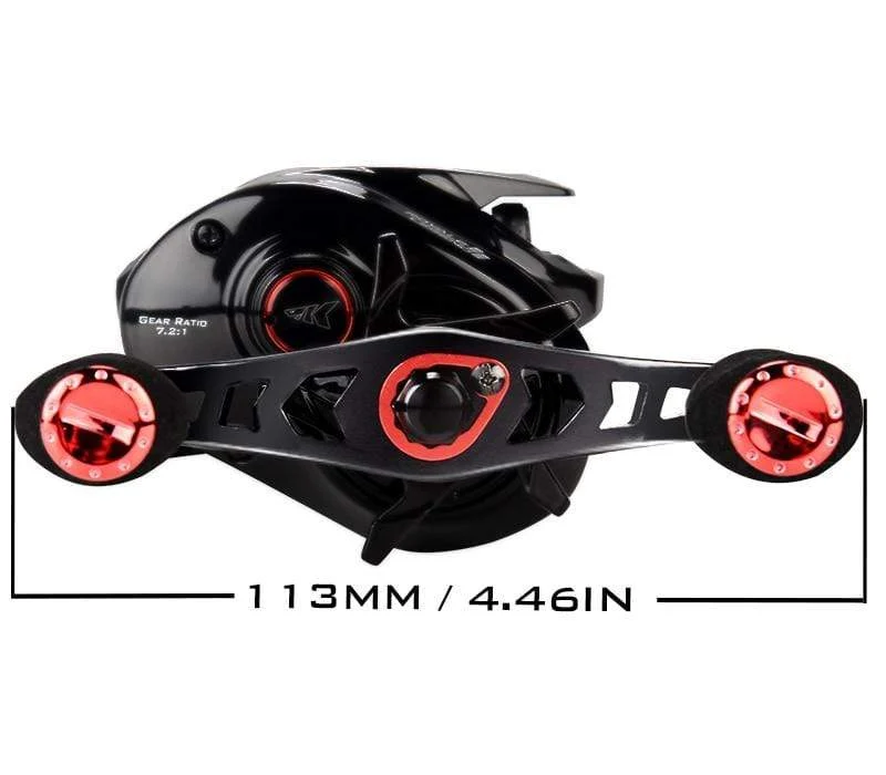 Royale Legend II & GT Baitcastingrolle 7.2:1 5.4:1 Übersetzungsverhältnis Rolle Süßwasser Aluminiumspule 8 KG Drag Angelspule