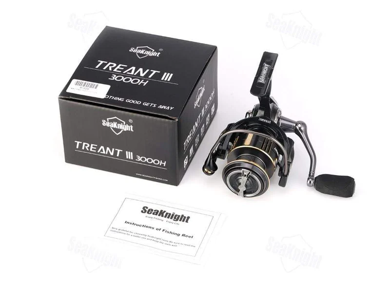 TREANT III Serie 5.0:1 5.8:1 Angelrolle 1000-6000 MAX Drag 28lb Spinnrolle zum Angeln Doppellagersystem