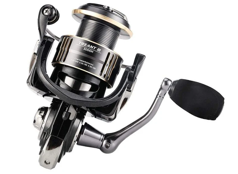 TREANT III Serie 5.0:1 5.8:1 Angelrolle 1000-6000 MAX Drag 28lb Spinnrolle zum Angeln Doppellagersystem
