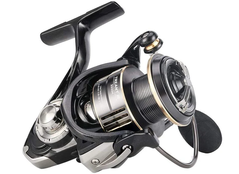 TREANT III Serie 5.0:1 5.8:1 Angelrolle 1000-6000 MAX Drag 28lb Spinnrolle zum Angeln Doppellagersystem