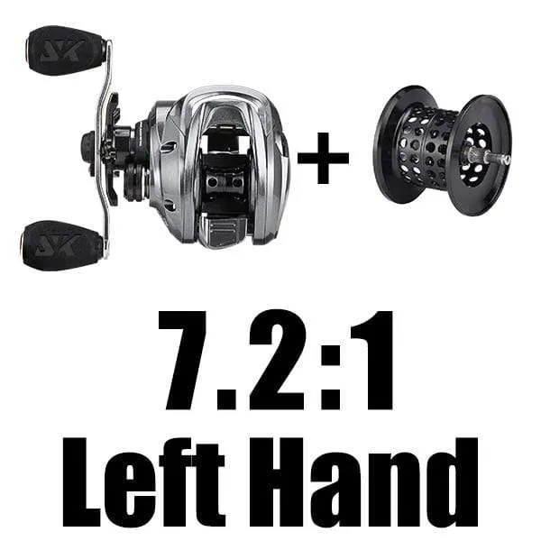SeaKnight Marke FALCON/FALCAN2 Serie Baitcasting Angelrolle 7.2:1 8.1:1 Ultra-Linght 190g MAX Drag Power 18LB Lange Casting
