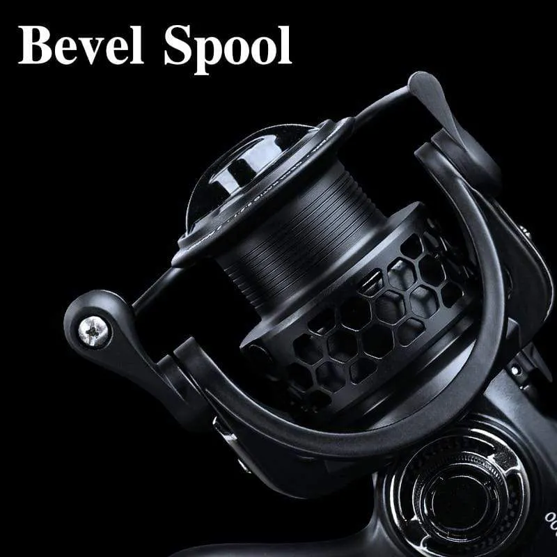 2000 3000 4000 5000 Spinning Angelrolle Heißer Verkauf 12KG Max Drag Power Angelrolle Bass Hecht Angelschnur Spule