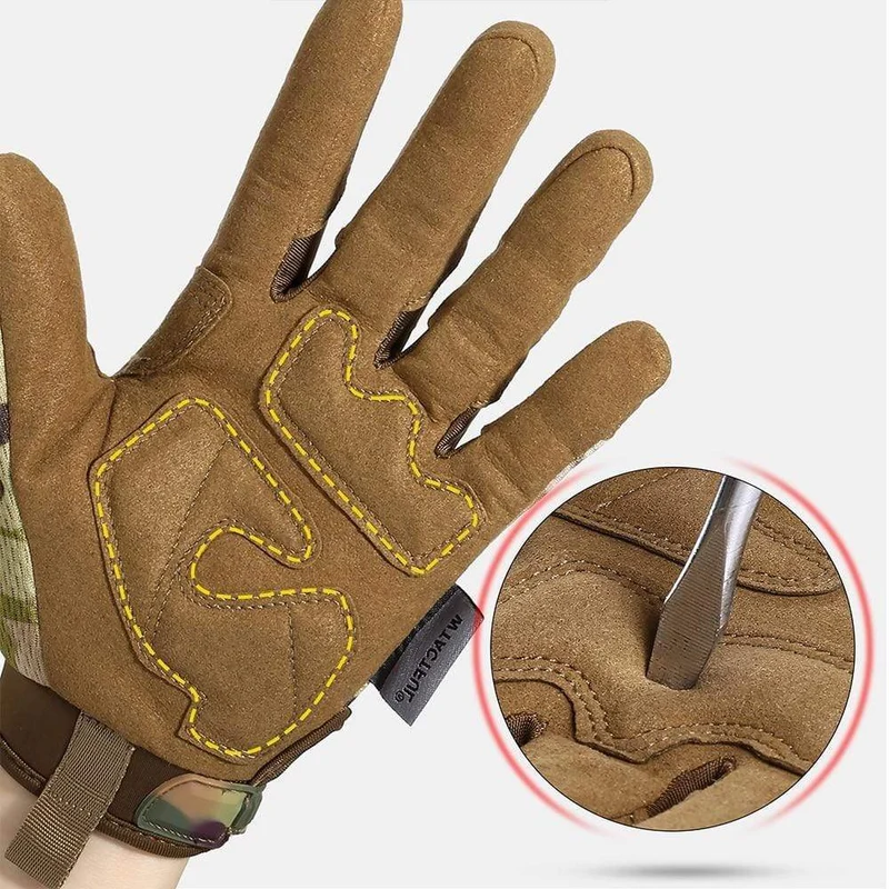 Outdoor-Fahrradhandschuhe Fahrrad Winddicht Sport Wandern Taktisches Reiten Motorrad Stoßfest MTB Vollfinger Fahrradhandschuh Männer Frau