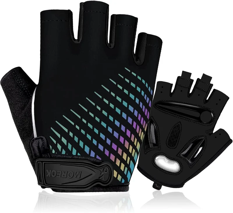 Fahrradhandschuhe Gel Stoßfeste MTB Rennradhandschuhe Atmungsaktive, langlebige Fahrradhandschuhe Rutschfeste Fahrradhandschuhe für Männer und Frauen
