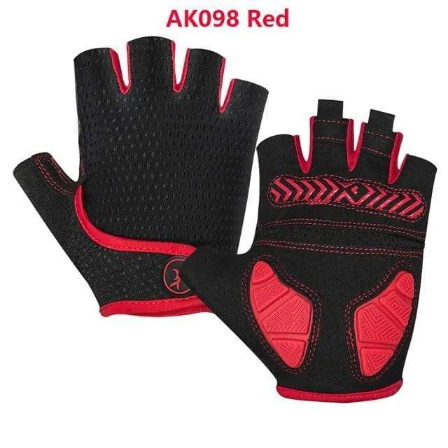 Fahrradhandschuhe Gel Stoßfeste MTB Rennradhandschuhe Atmungsaktive, langlebige Fahrradhandschuhe Rutschfeste Fahrradhandschuhe für Männer und Frauen