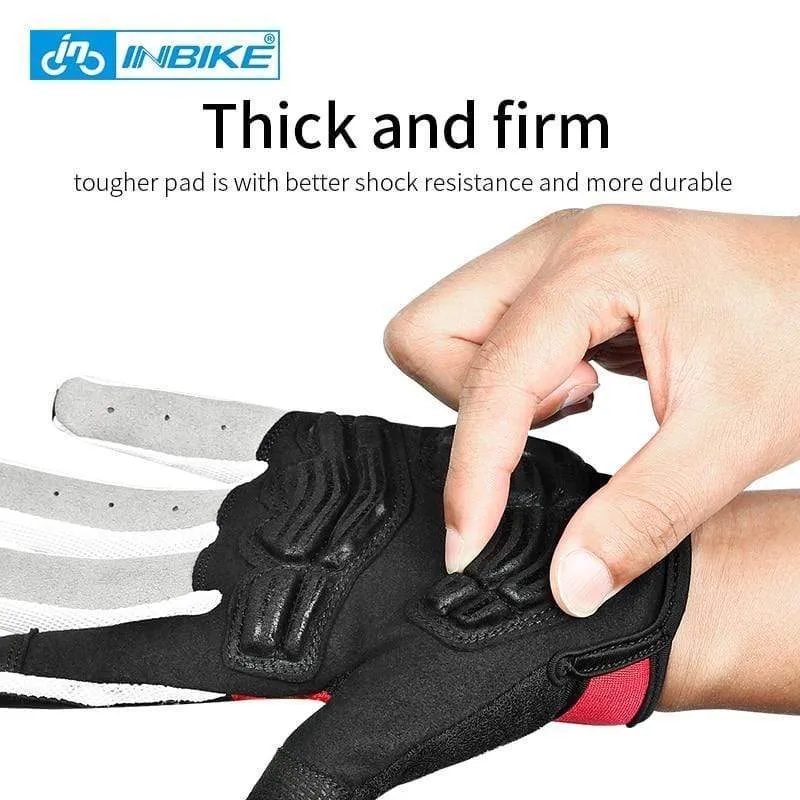 Fahrradhandschuhe mit Gelpolster, Vollfinger, Rennrad, Outdoor-Sport, Skihandschuhe, Herren und Damen, Rennsport, Klettern, MTB-Fahrradhandschuhe