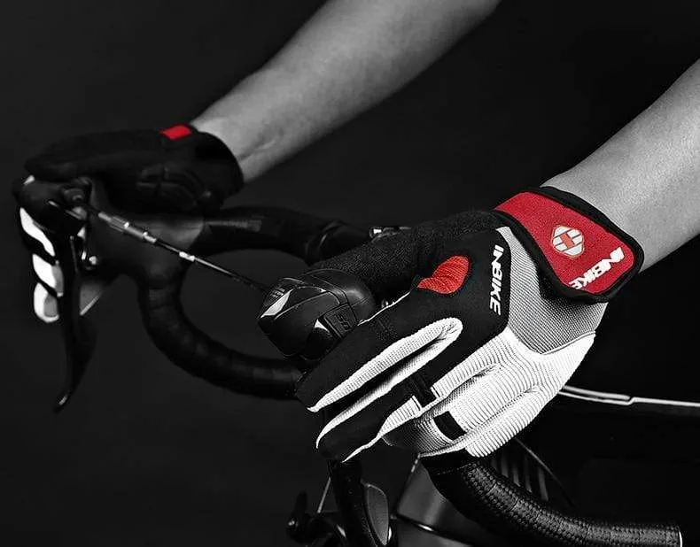 Fahrradhandschuhe mit Gelpolster, Vollfinger, Rennrad, Outdoor-Sport, Skihandschuhe, Herren und Damen, Rennsport, Klettern, MTB-Fahrradhandschuhe