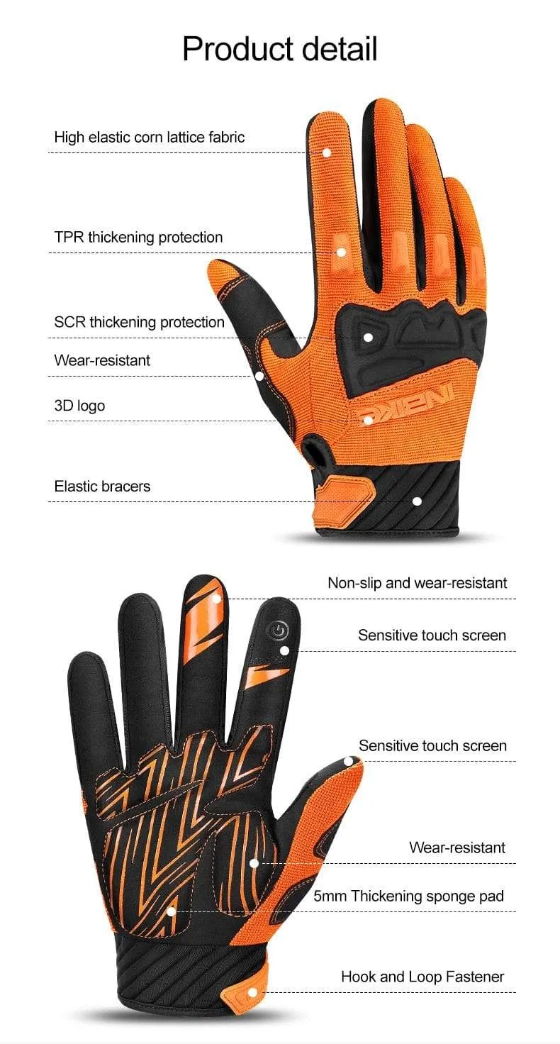 Mountainbike Handschuhe Herbst Winter Touchscreen Männer Frauen MTB Fahrrad Radfahren Handschuhe Volle Finger Stoßfest Sport Handschuhe
