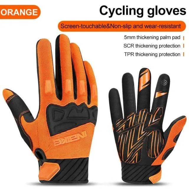 Mountainbike Handschuhe Herbst Winter Touchscreen Männer Frauen MTB Fahrrad Radfahren Handschuhe Volle Finger Stoßfest Sport Handschuhe