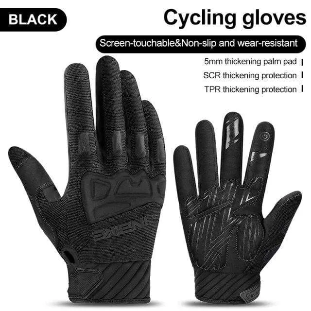 Mountainbike Handschuhe Herbst Winter Touchscreen Männer Frauen MTB Fahrrad Radfahren Handschuhe Volle Finger Stoßfest Sport Handschuhe