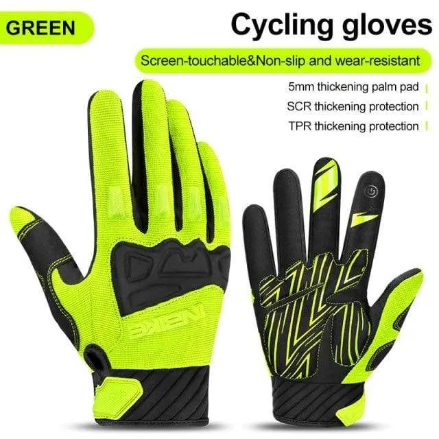 Mountainbike Handschuhe Herbst Winter Touchscreen Männer Frauen MTB Fahrrad Radfahren Handschuhe Volle Finger Stoßfest Sport Handschuhe