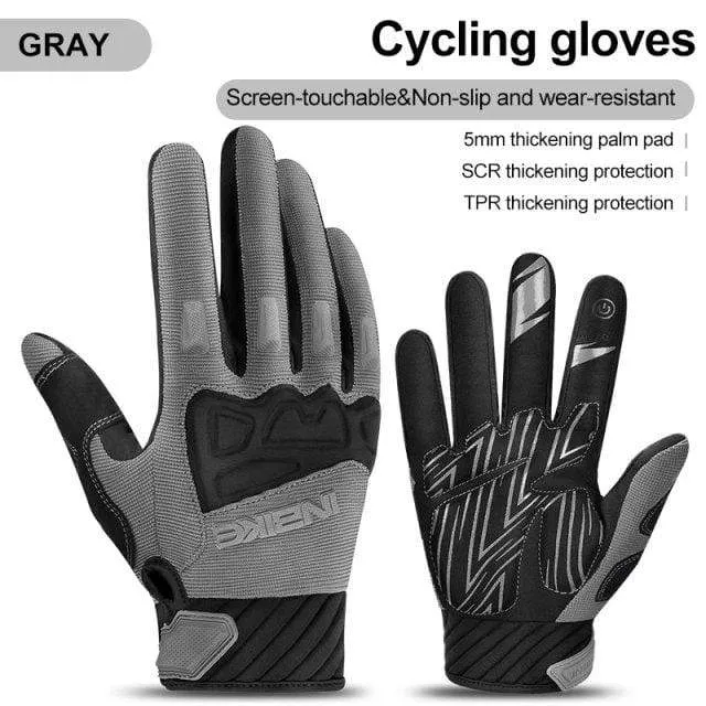Mountainbike Handschuhe Herbst Winter Touchscreen Männer Frauen MTB Fahrrad Radfahren Handschuhe Volle Finger Stoßfest Sport Handschuhe